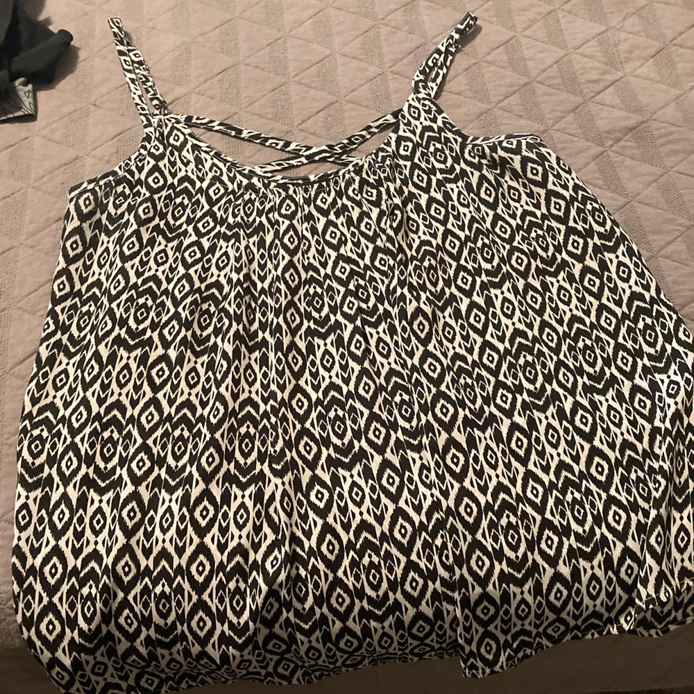 Black and White Tank